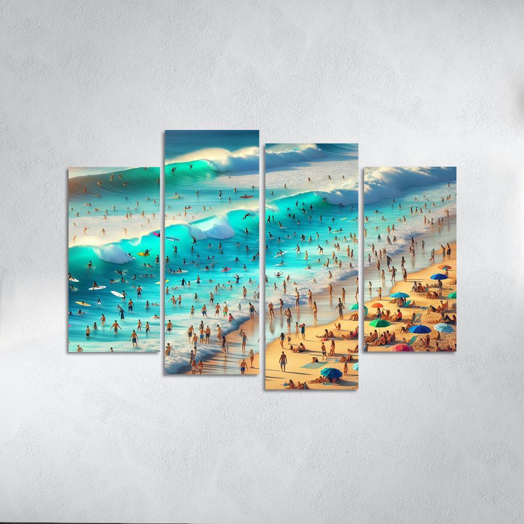 Blue Wave Oasis Adventure Awaits Art Trends