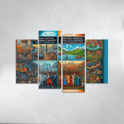 Healing Our Planet A Call For Environmental Justice Multi-panel Paintings