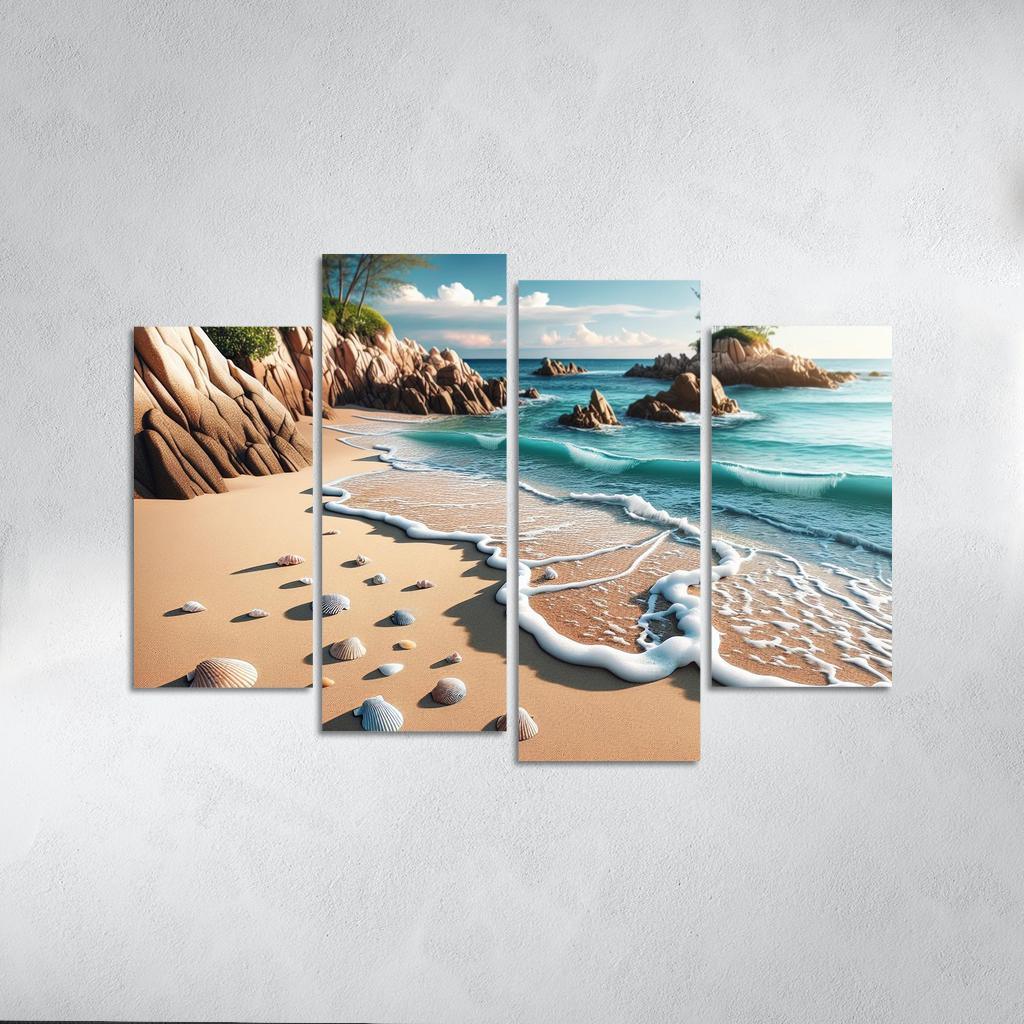 Secret Shore Off-the-beaten-path Oasis Premium Artwork Frames