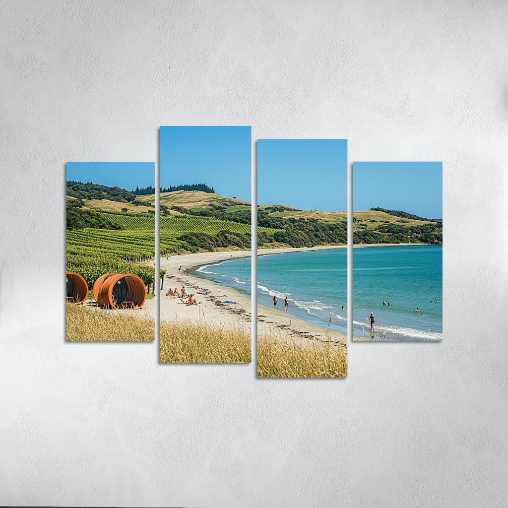Waiheke Island Abstract Paintings Frame