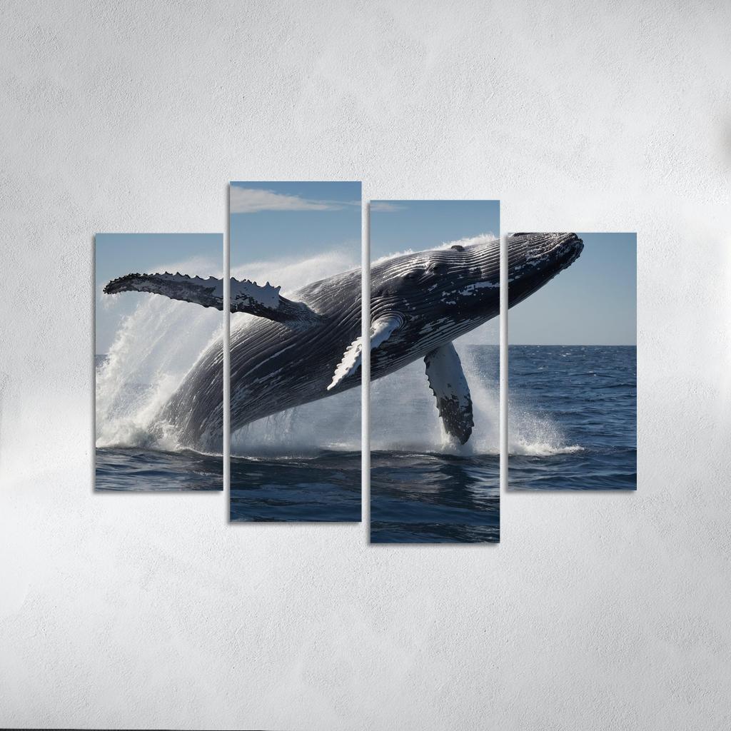 The Graceful Humpback Whale Song Of The Sea Premium Artwork Frames