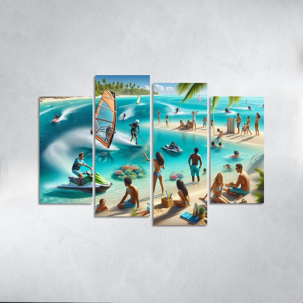 Coral Coast An Adventure Seeker's Dream Custom Paintings Frame