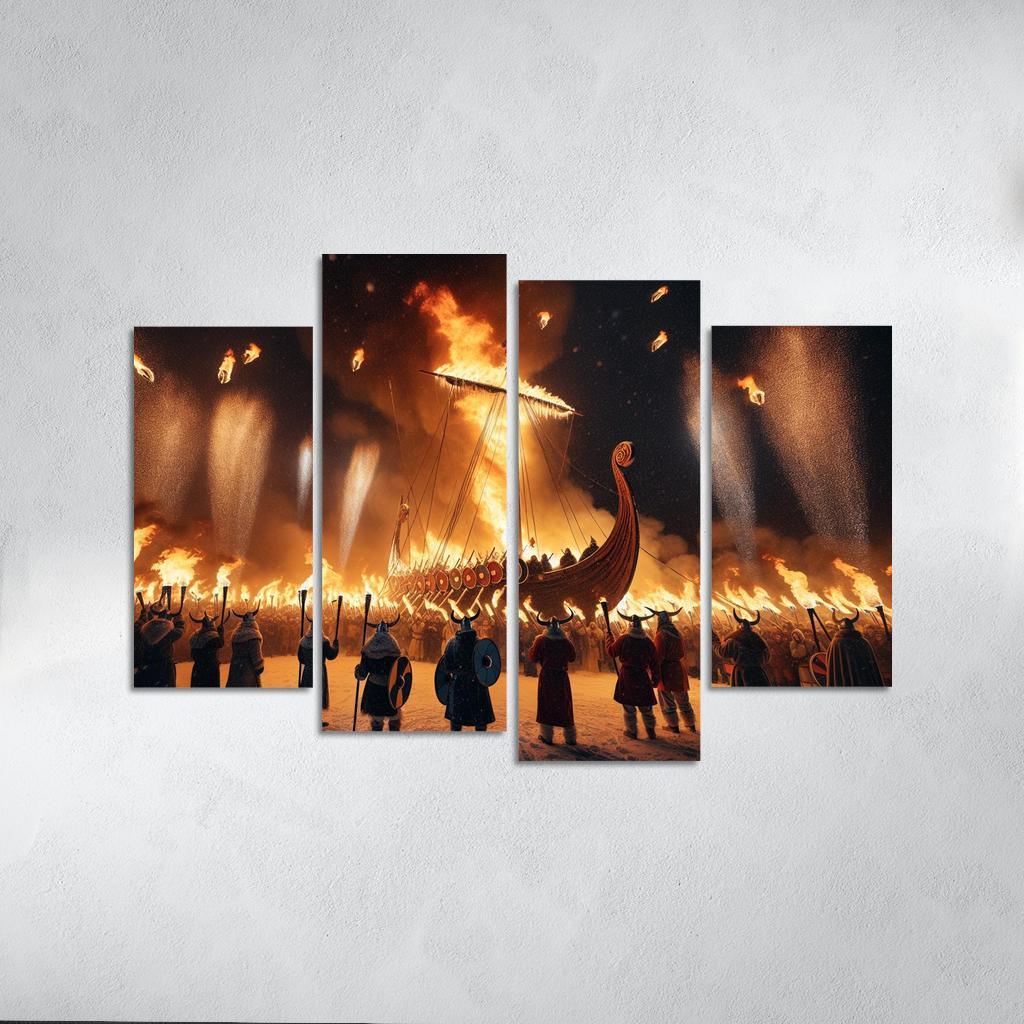 Up Helly Aa - Lerwick Scotland One-piece Frames
