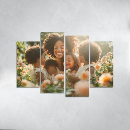 The Circle Of Love A Mothers Embrace Canvas Paintings Frame