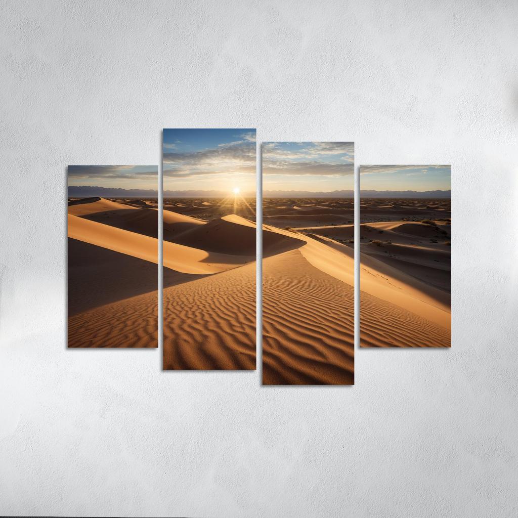 The Enigmatic Beauty Of Desert Landscapes Oil Paintings Frame