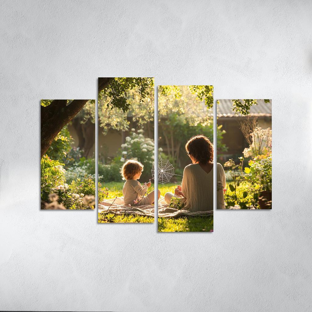 The Web Of Love A Mothers Protective Embrace One-piece Frames