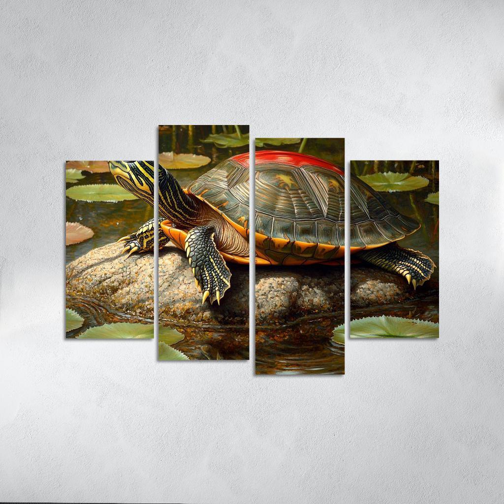 The Majestic Red-eared Slider The Freshwater Delight Art Trends