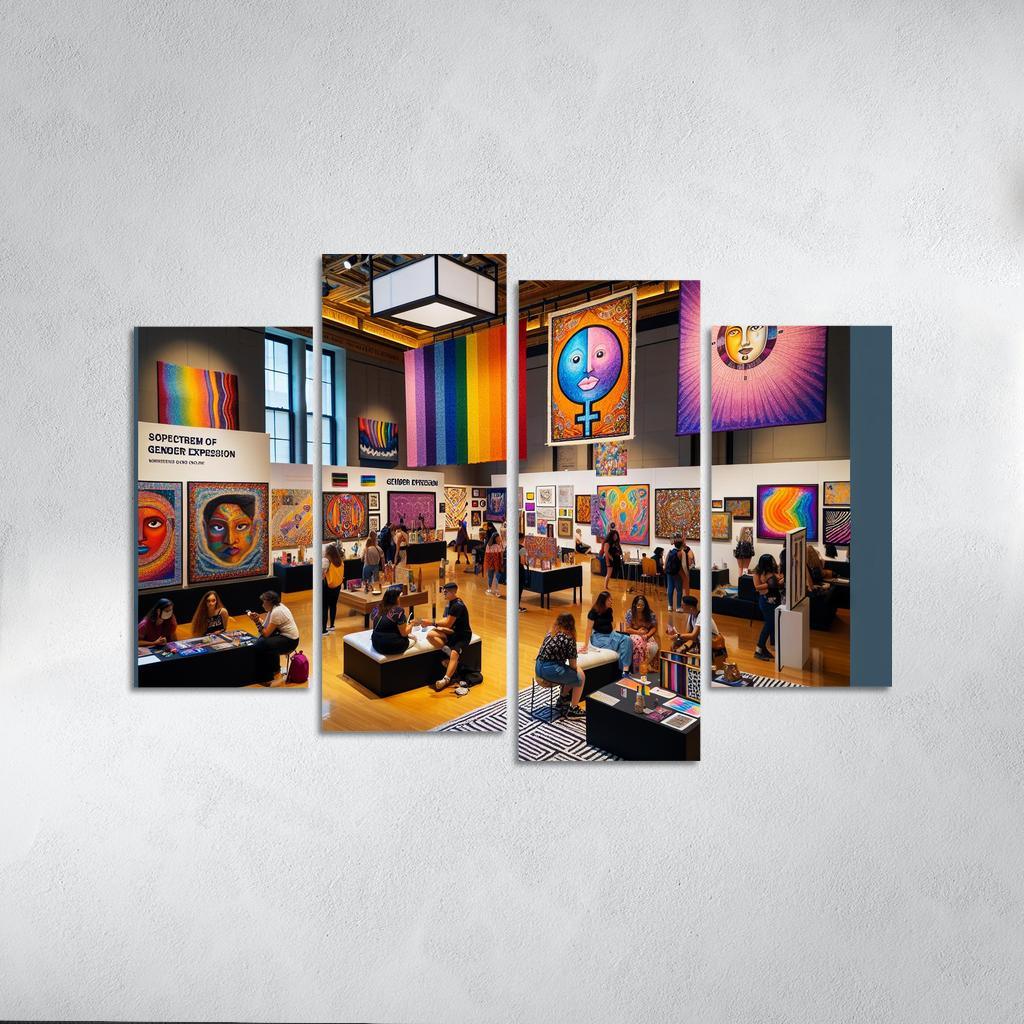 A New Dawn Art On Gender Identity And Expression Framed Paintings