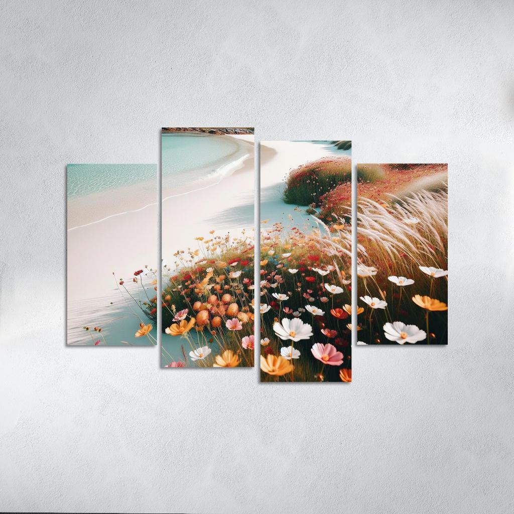 Wildflower Beach Nature's Canvas Premium Artwork Frames