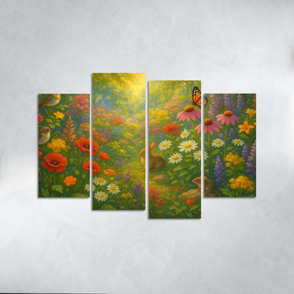 Secret Garden - Magical Plant World Framed Paintings