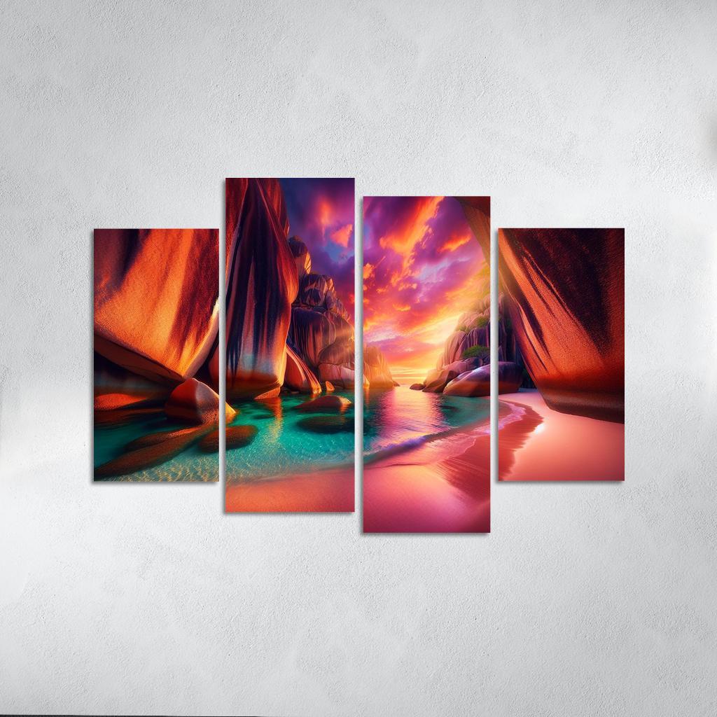 Crystal Cove Romantic Getaway Premium Artwork Frames