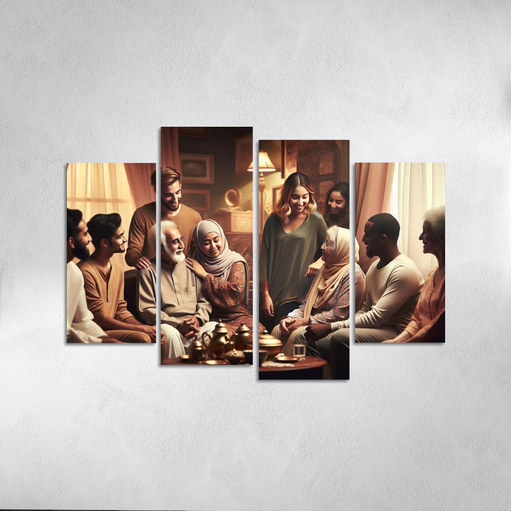 Elders Of Wisdom Respecting Our Aging Population Custom Paintings Frame