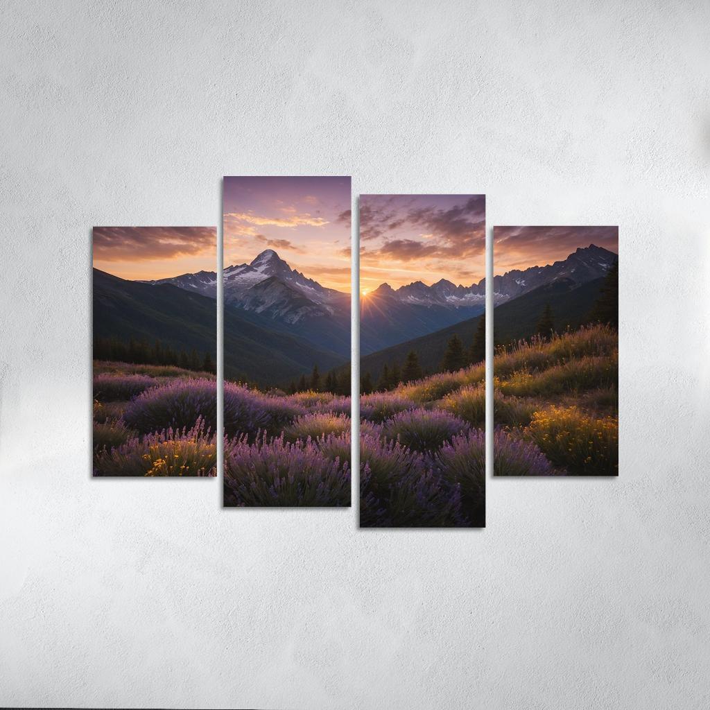 The Twilight Glow Of Serenity Mountain Art Trends