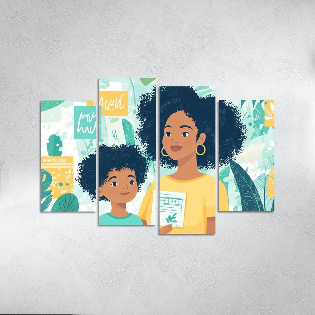 The Shield Of Strength A Mothers Protective Love One-piece Frames