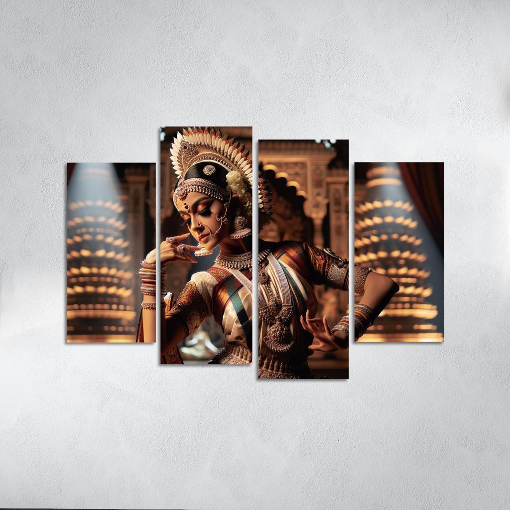 Bharatanatyam The Dance Of The Divine Modern Paintings Frame