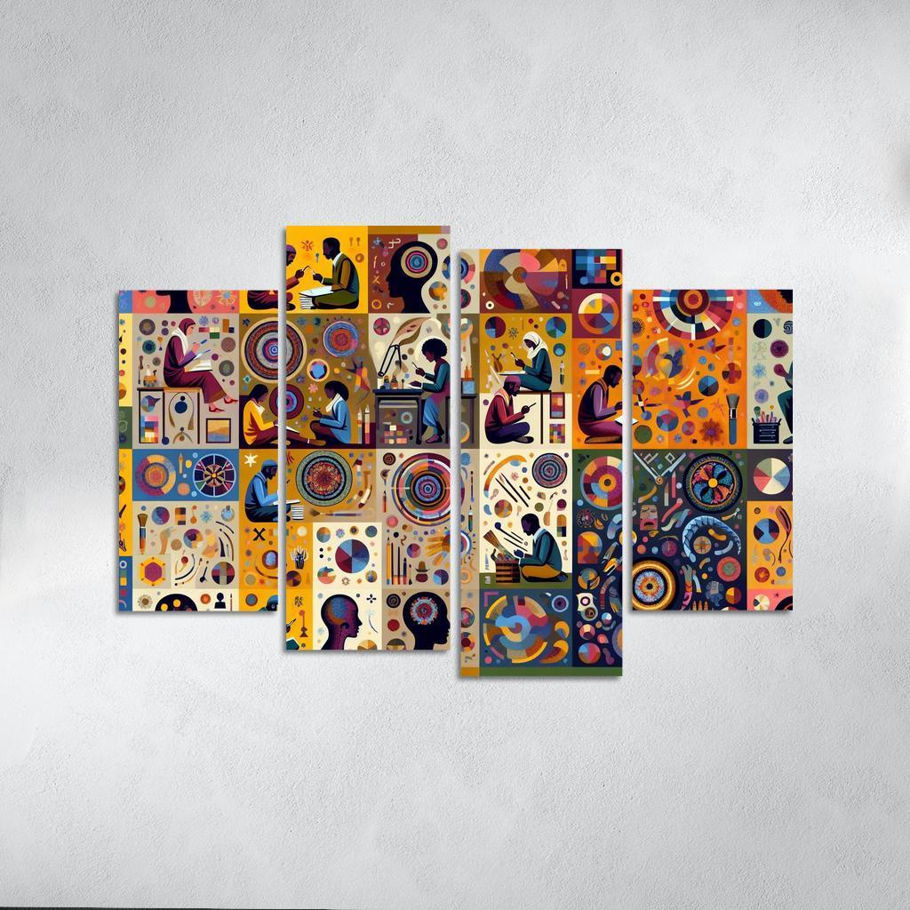 Resilience And Recovery Healing Through Art Multi-panel Paintings