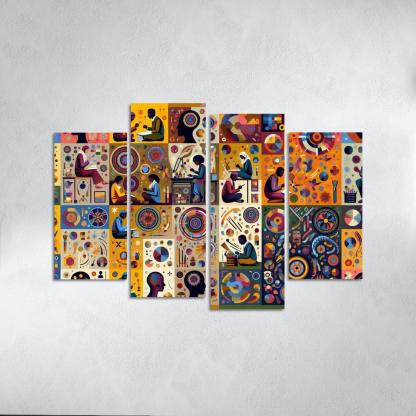 Resilience And Recovery Healing Through Art Multi-panel Paintings