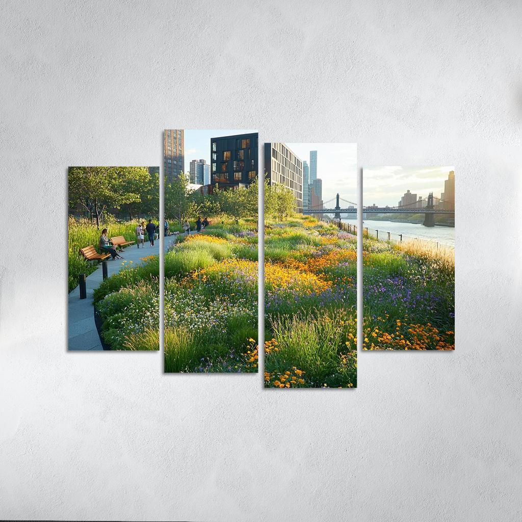 The High Line Abstract Paintings Frame