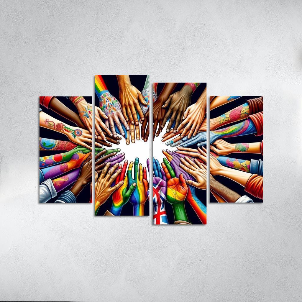 Art For Peace A Global Call To Action Custom Paintings Frame