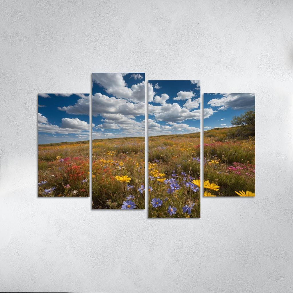 The Azure Bliss Of Clear Skies Oil Paintings Frame