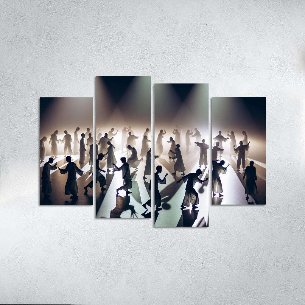 Butoh The Dance Of Darkness And Light Modern Paintings Frame