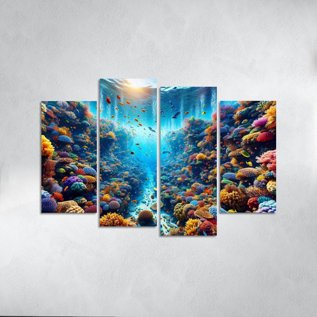 Crystal Cove Underwater Wonders Premium Artwork Frames