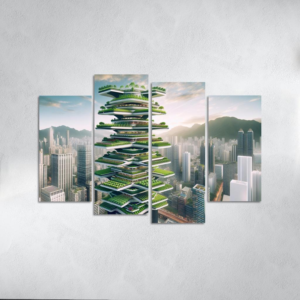 Vertical Farms As Architecture Custom Paintings Frame