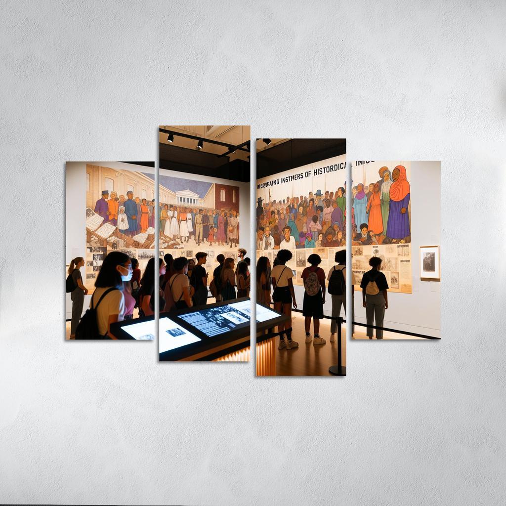 Shadows Of The Past Art On Historical Injustice Framed Paintings