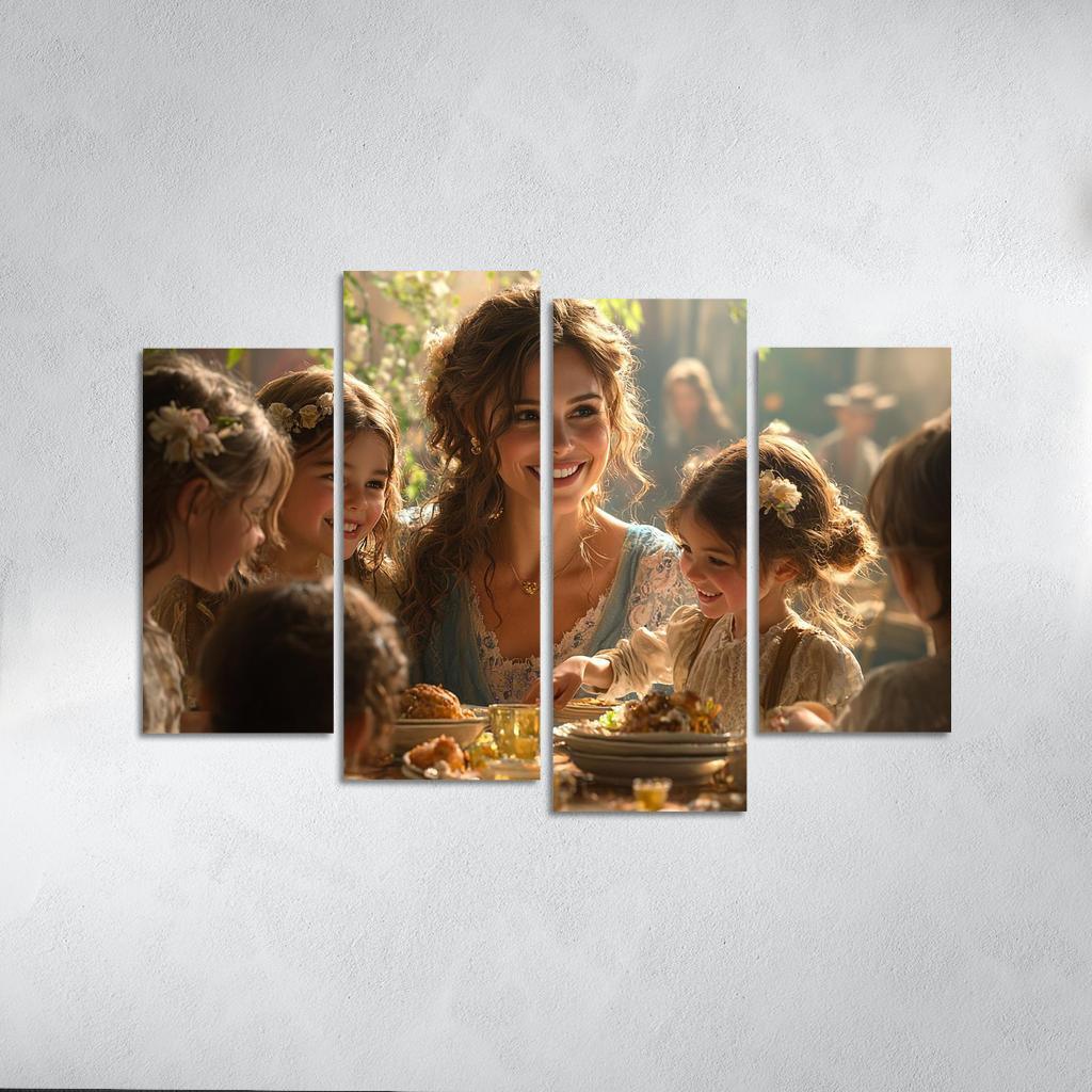 The Heartbeat Of The Family A Mothers Love Custom Paintings Frame
