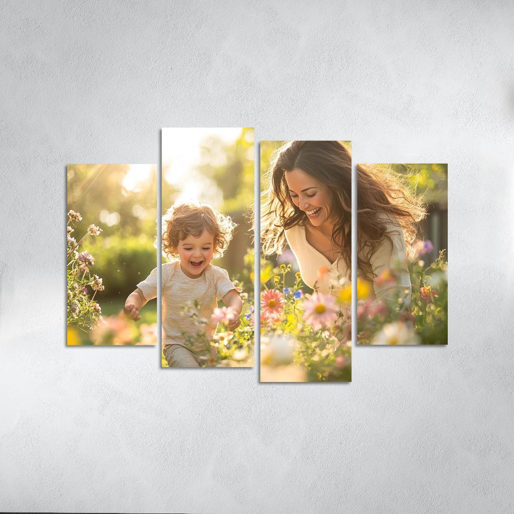 Sunlit Moments Embracing Daylight With Love Custom Paintings Frame