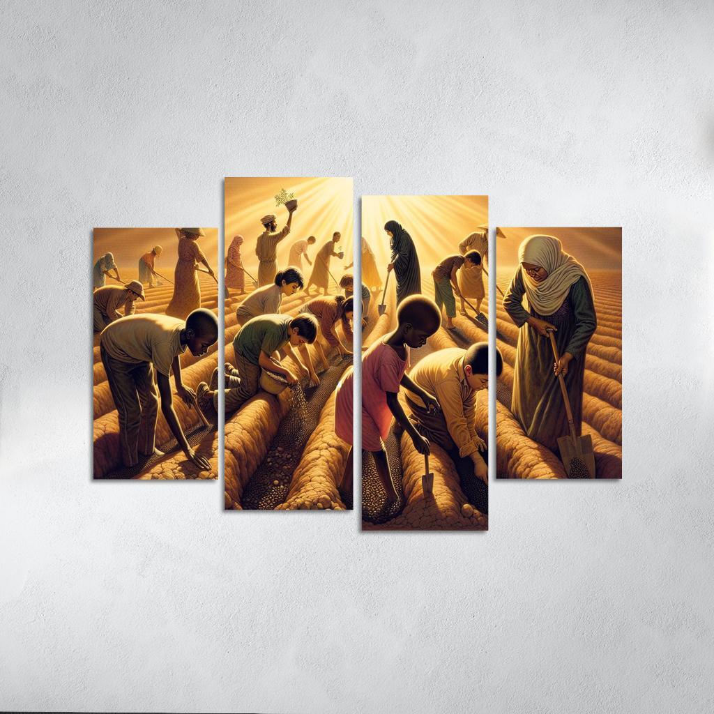 Future Generations The Legacy Of Our Choices Custom Paintings Frame