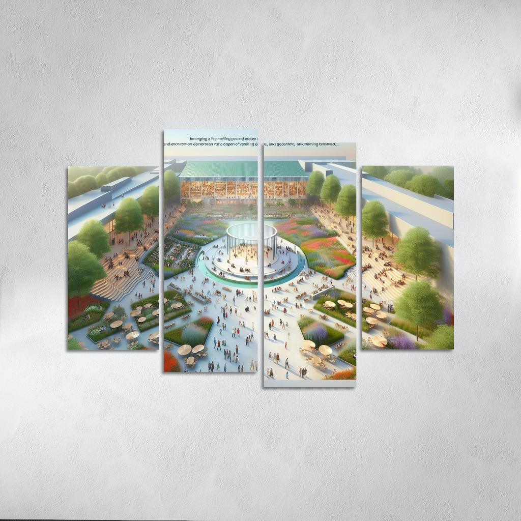 Community Engagement Spaces Custom Paintings Frame