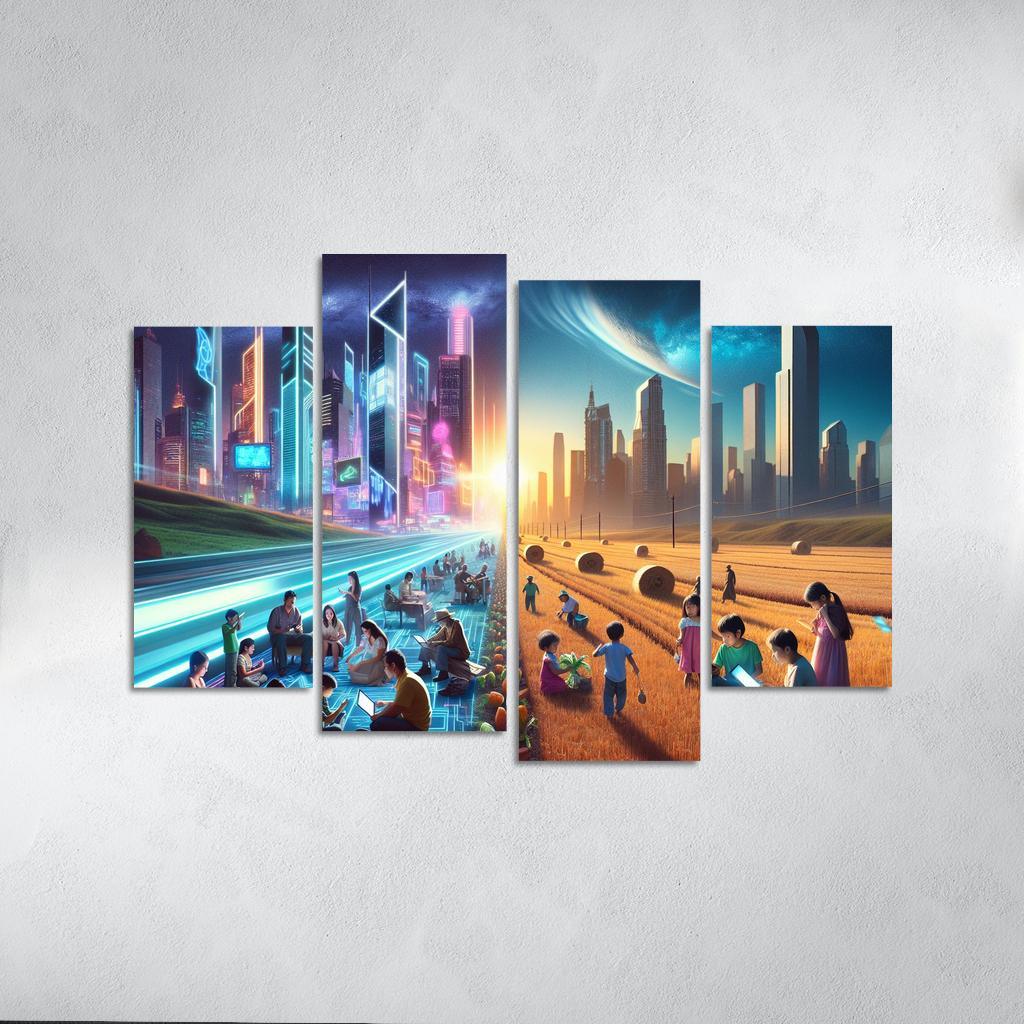 Digital Divide Bridging Access To Technology Art Trends