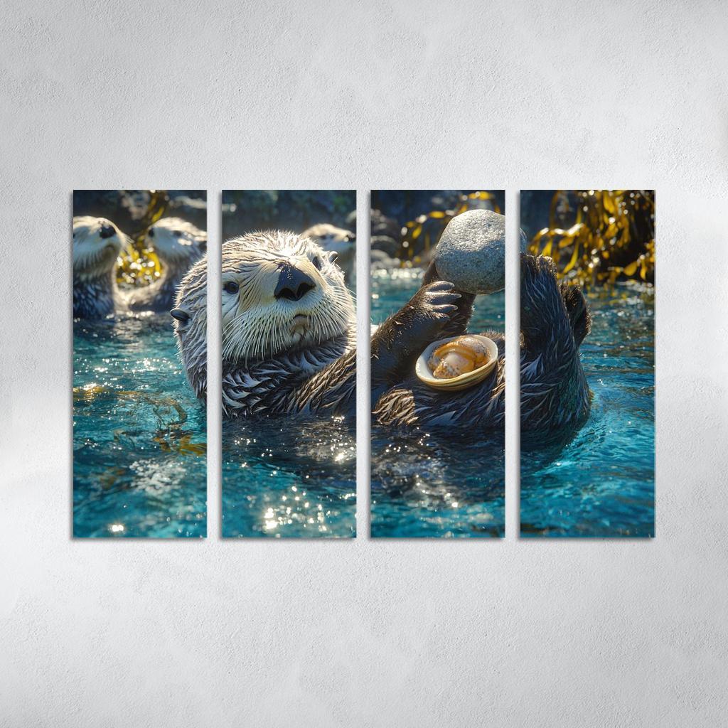 The Playful Sea Otter A Marine Acrobat Art Trends