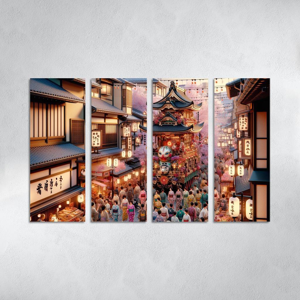 Gion Matsuri - Japan Modern Paintings Frame