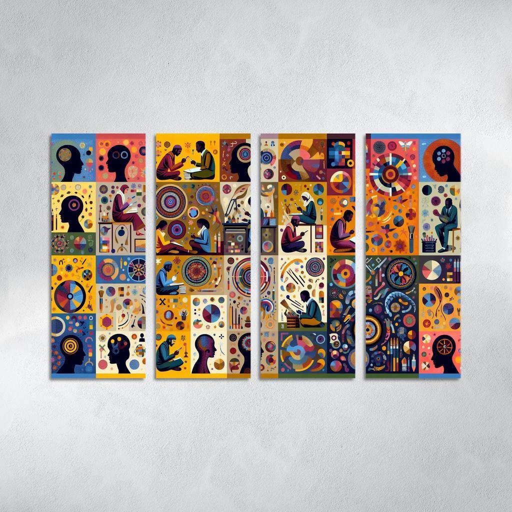 Resilience And Recovery Healing Through Art Multi-panel Paintings