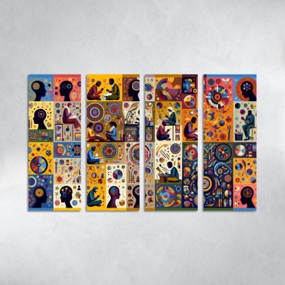 Resilience And Recovery Healing Through Art Multi-panel Paintings