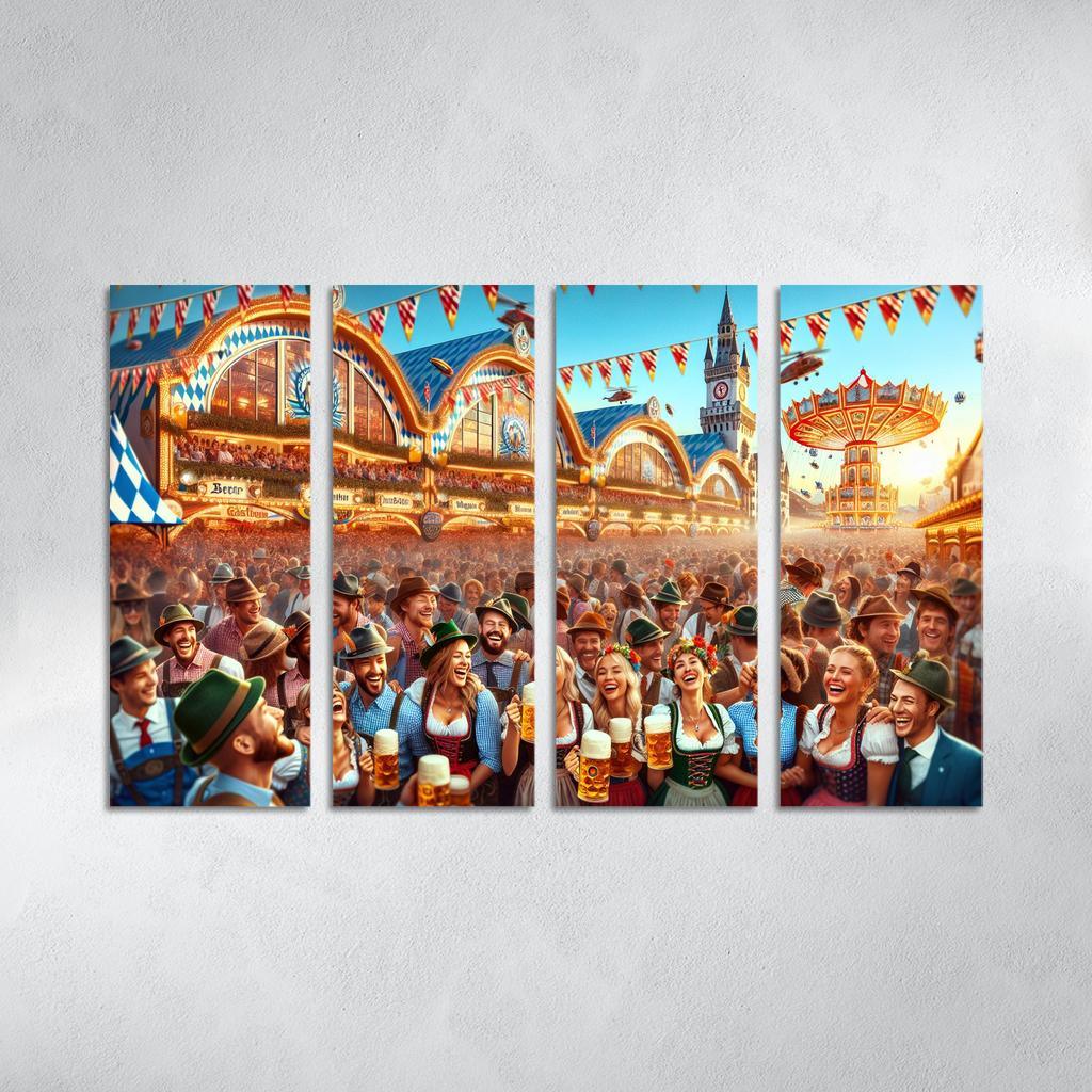 Oktoberfest - Germany Modern Paintings Frame