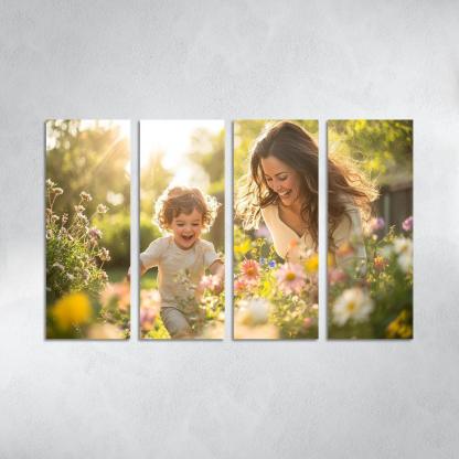 Sunlit Moments Embracing Daylight With Love Custom Paintings Frame