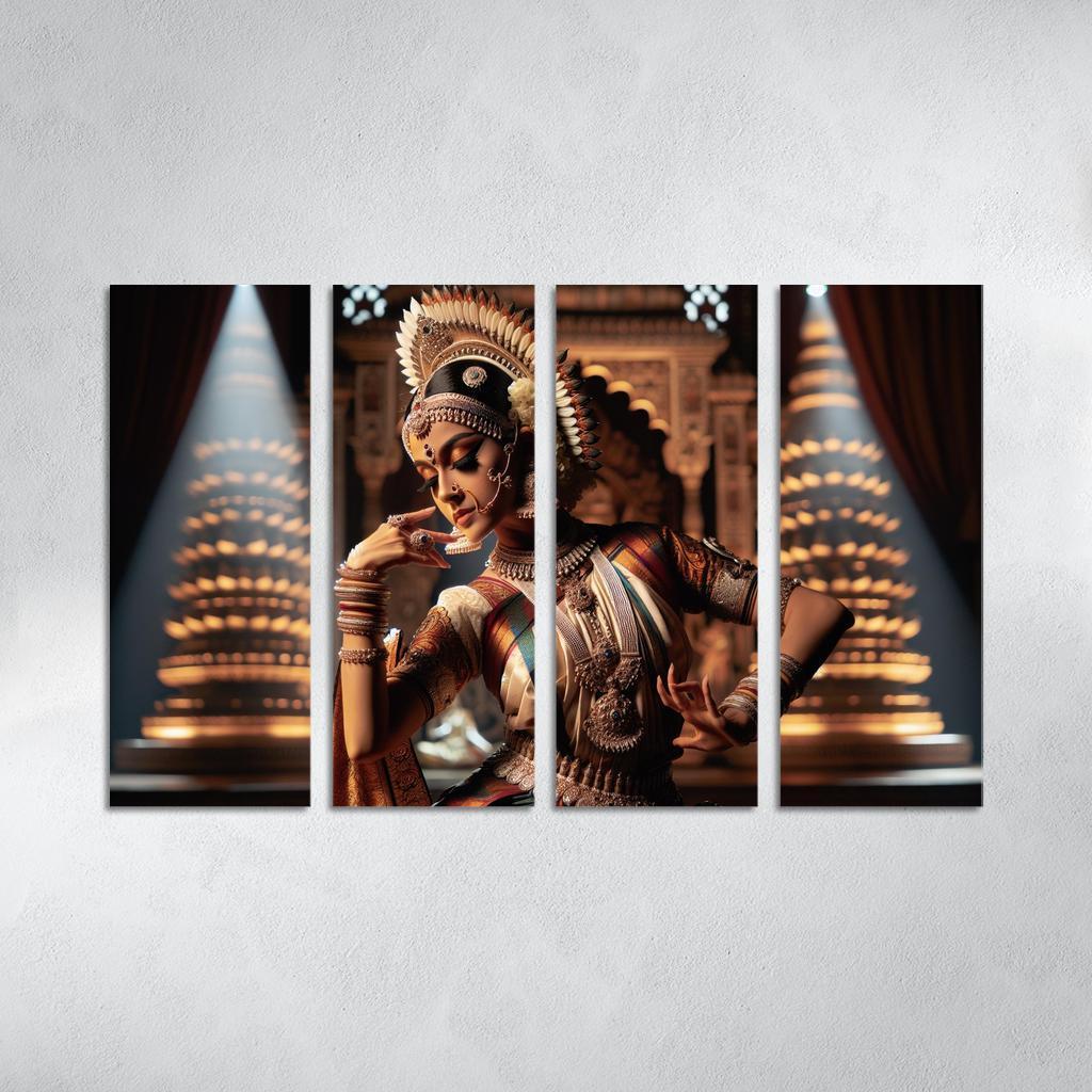 Bharatanatyam The Dance Of The Divine Modern Paintings Frame