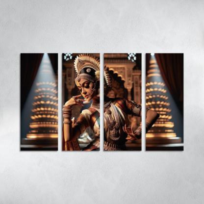 Bharatanatyam The Dance Of The Divine Modern Paintings Frame