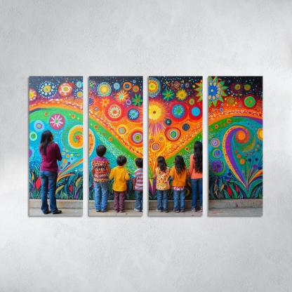 A Mothers Love The Heartbeat Of The Family Custom Paintings Frame