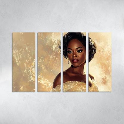 Viola Davis The Powerhouse Of Emotional Depth Framed Paintings