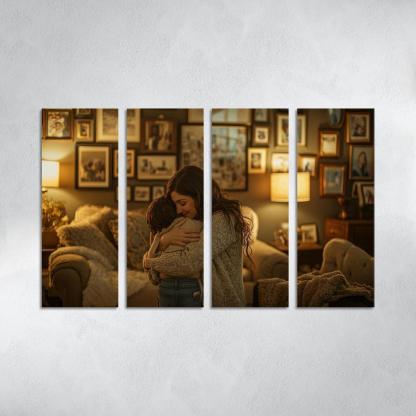 A Mothers Embrace The Heart Of Home Canvas Paintings Frame