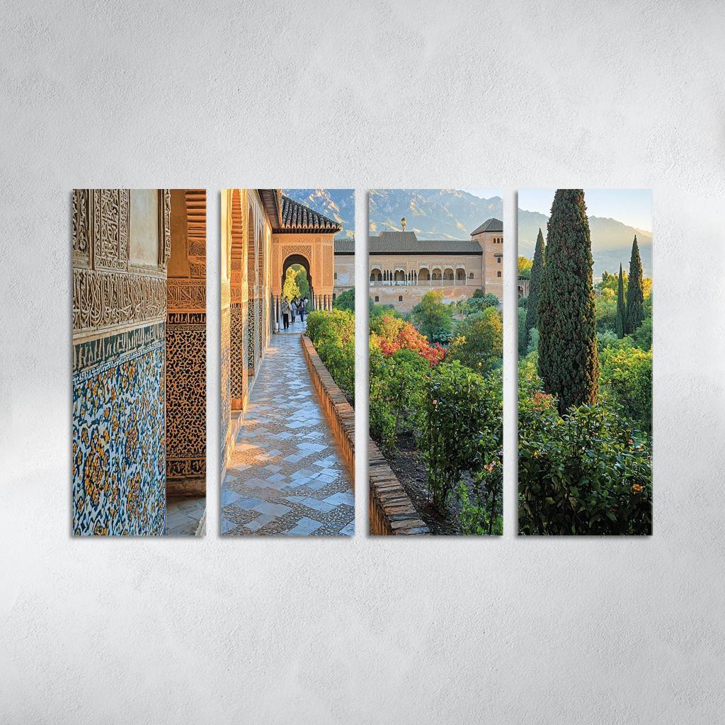 Alhambra Abstract Paintings Frame