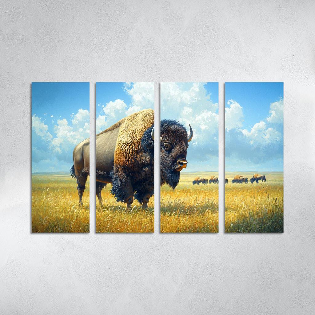 The Mighty Bison The American Icon Art Trends