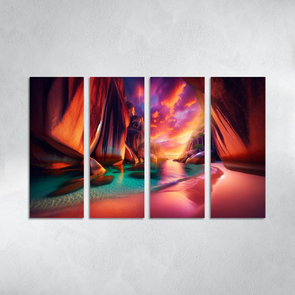 Crystal Cove Romantic Getaway Premium Artwork Frames