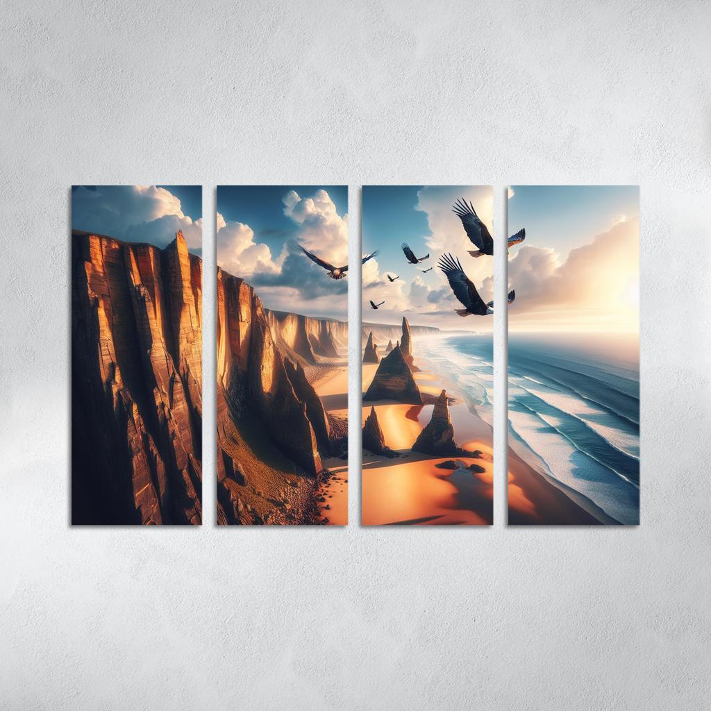 Eagle's Nest Beach Modern Paintings Frame