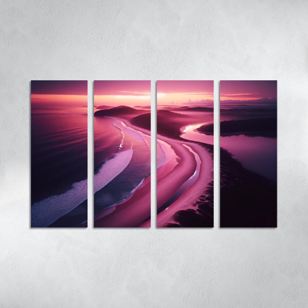 Violet Cove Enchanted Sunrise Spot Custom Paintings Frame