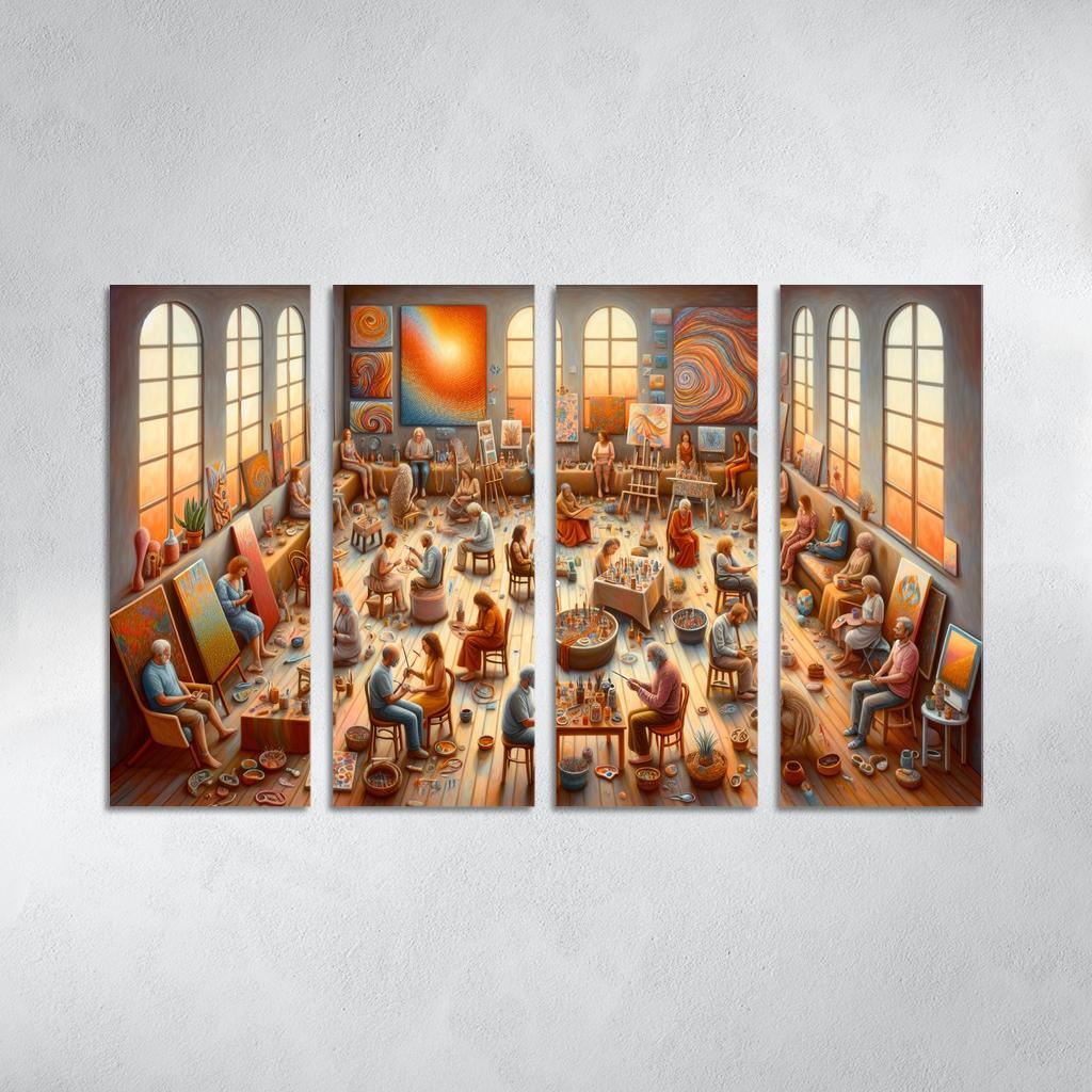 Healing Through Creativity The Power Of Art Therapy Custom Paintings Frame